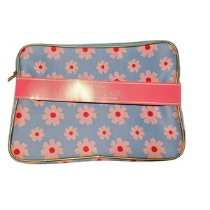 PACKED PARTY Floral Laptop Case with Pink and White Flowers